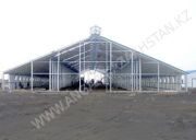 61Ангар модульный прямостенный металлоконструкция ангар казахстан angar-kazakhstan  angar kz hangar steel construction цех склад стеллаж store
